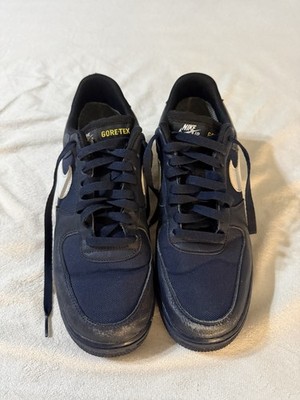 Nike Air Force 1 Low Gore-Tex Navy Obsidian CK2630-400 US Size 10.5 Pre-Owned