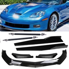 Front Bumper Lip Spoiler Splitter Side Skirt Rear Lip For Corvette C6 2005-2013 Front Bumper Lip Spoiler Splitter Side Skirt Rear Lip For Corvette C6 2005-2013