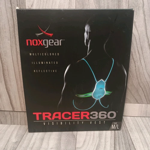 Noxgear Tracer2 Multicolor Illuminated Reflective Vest Running Cycling Sz. M/L - Picture 18 of 24