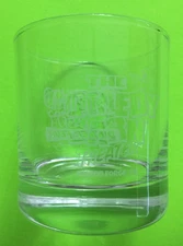 Comedy Barn Theater Glass Hatfield & McCoy Feud Glass Pigeon Forge TN Souvenir