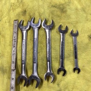 Craftsman SAE Double Open-End Wrench 5 Piece Vintage, Made in USA