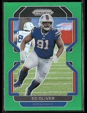 2021 Panini Prizm #119 Ed Oliver Green