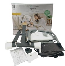 Baby Delight Alpine Deluxe Portable Bouncer - Charcoal Tweed DB0756