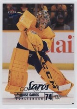 2024-25 Upper Deck Fleer Ultra Blue Foil /399 Juuse Saros #84 1os2