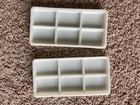 Vintage Milk Glass Dental Tool Tray  American Cabinet Co #20 USA