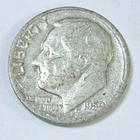 1950 S Roosevelt Dime 90% Silver 10c US Coin, VERY GOOD CONDITION #6954