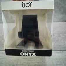iJOY Onyx Phone Stand Black Desktop Cell Phone Holder Universal iPhone Desk