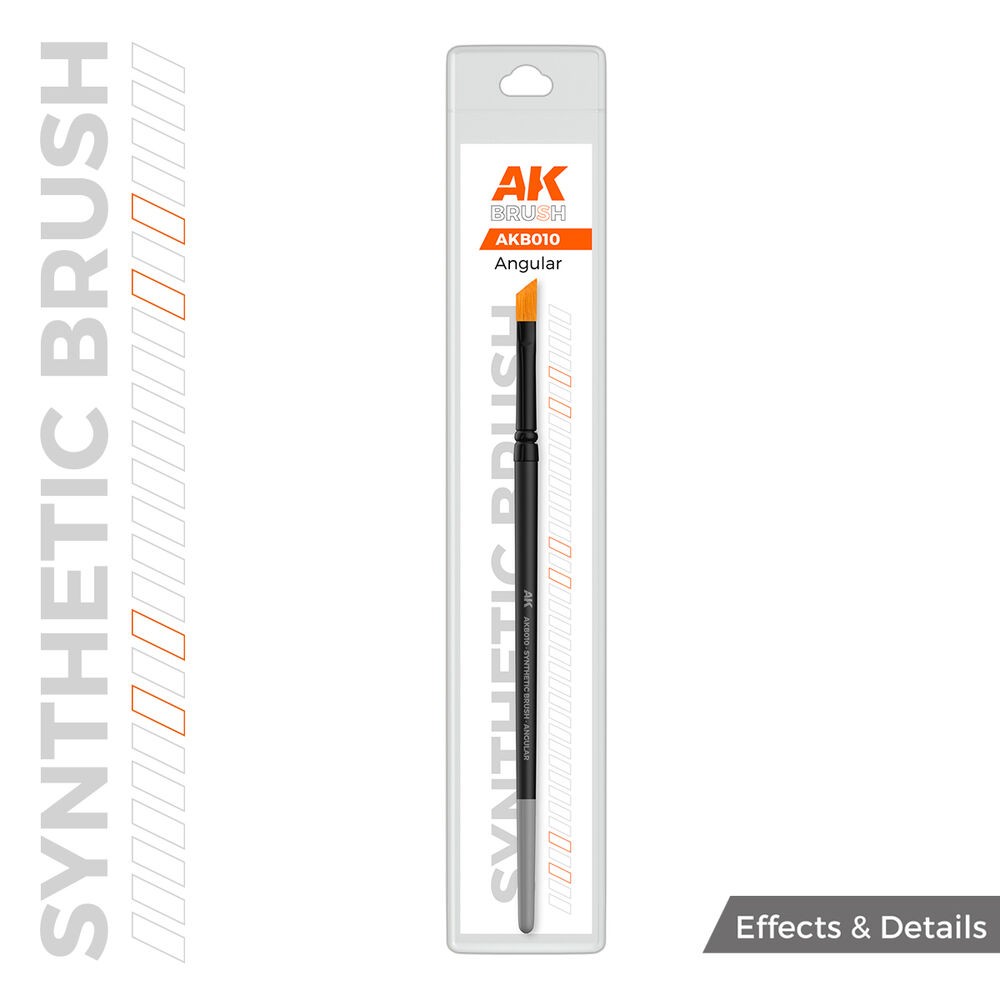 AK Interactive AKB010 - AK Synthetic Brush - Angular - New