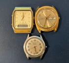 Vintage Armitron, Timex, Lyceum Gold/silver Tone Watch Lot