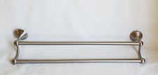 ALNO A9025-24-SN EMBASSY Bath 24" DOUBLE TOWEL BAR Rack Brass SATIN NICKEL 365