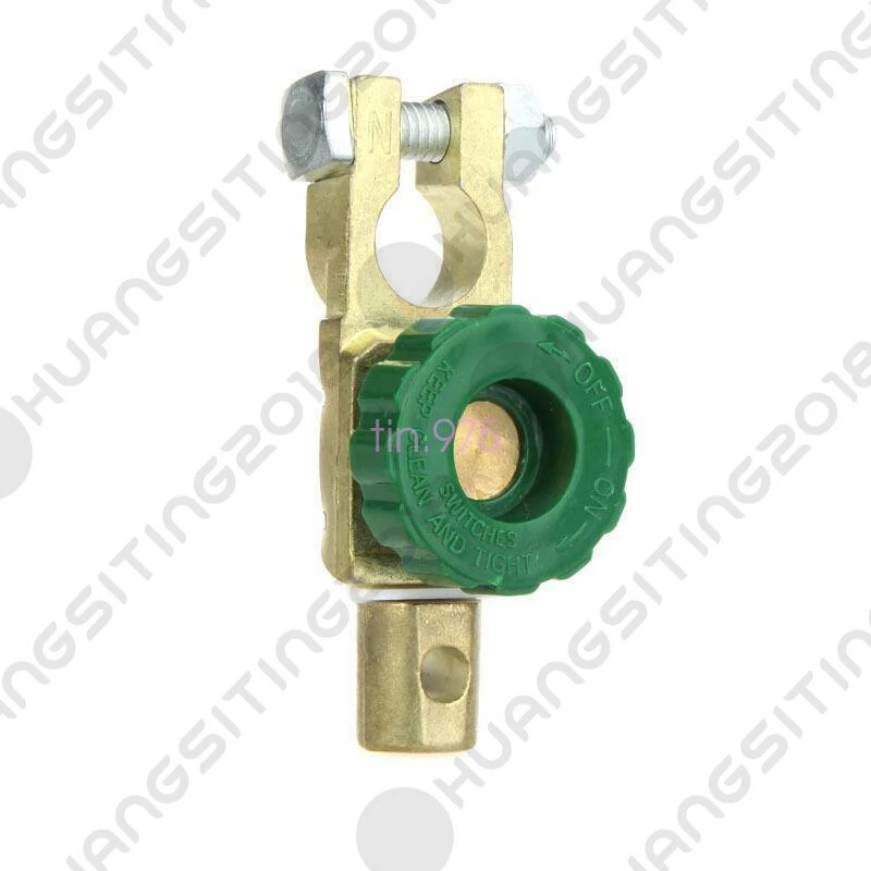 2Pcs Car Battery Link Terminal Quick Cut-off Disconnect Master Kill Shut Switch Foto 3 de 4