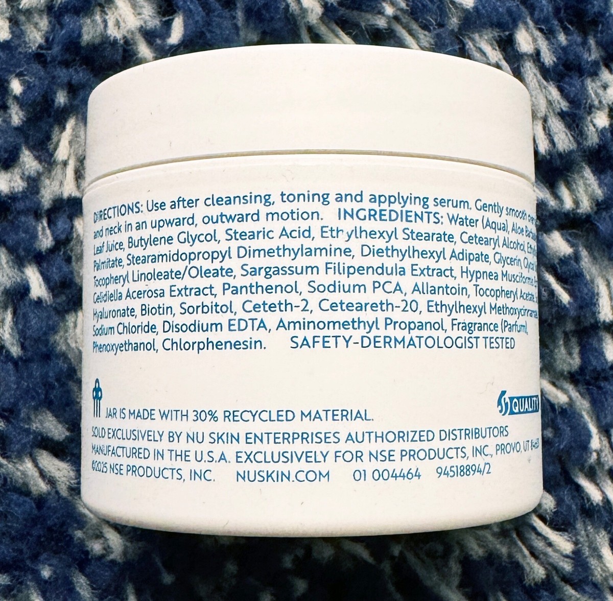 AUTHENTIC Nu Skin Nuskin Rejuvenating Cream Moisturizer Lotion