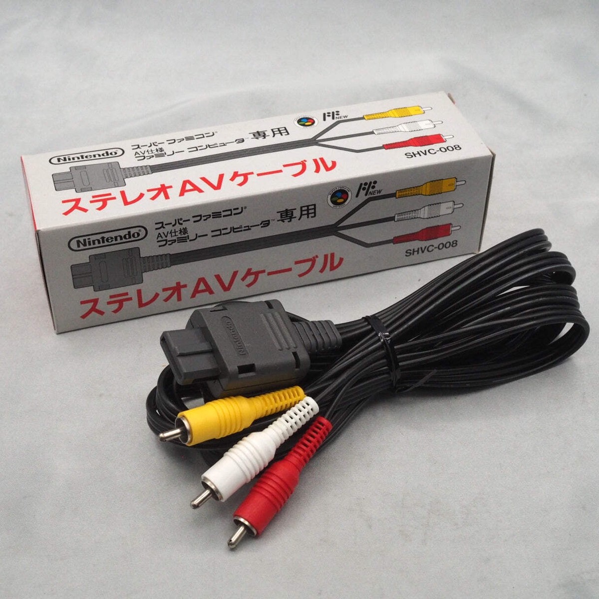 Nintendo Stereo AV cable Official Boxed For Nintendo console Nintendo Stereo AV cable Official Boxed For Nintendo console