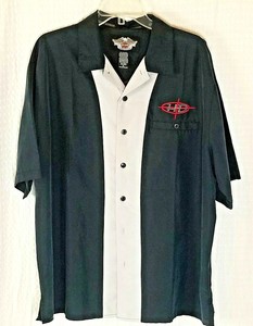 harley short sleeve button up
