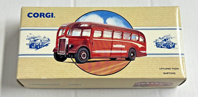 Corgi Classic Commercials Ltd Ed Leyland Tiger Bartons Reisebus, Zertifikat, Box