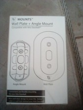 Wasserstein - Wall Plate and Adjustable Angle Wall Mount For Arlo Doorbell