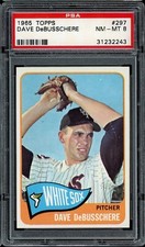 1965 Topps Baseball #297 Dave Debusschere PSA 8