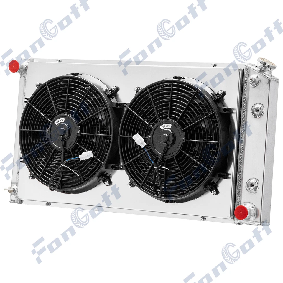 Ventilador de cubierta de radiador de 3 filas para Oldsmobile 98 Delta 88 Custom Cruiser 1977-1979 Foto 2 de 4