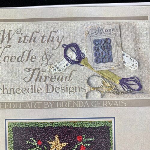2005 With Thy Needle Thread PN126 Snowflake Mini Punch Needle Used Pattern Only - Picture 9 of 10
