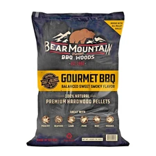 BEAR MOUNTAIN PELLETS SMOKER GRILL BBQ WOOD PELLET BARBECUE GOURMET 40LB BAG NEW