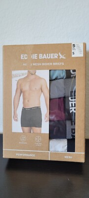 Eddie Bauer Men's 5-Pieces Performance Mesh Boxer Briefs. (19).