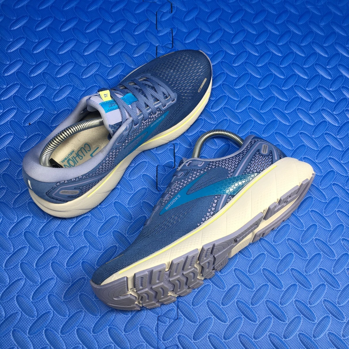 Brooks Ghost 14 Womens Running Walking Shoes Blue Athletic