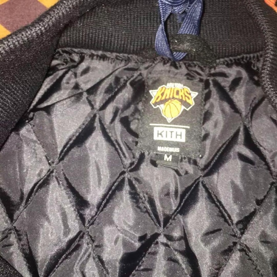 Kith Golden Bear New York Knicks Varisty Jacket size M eBay