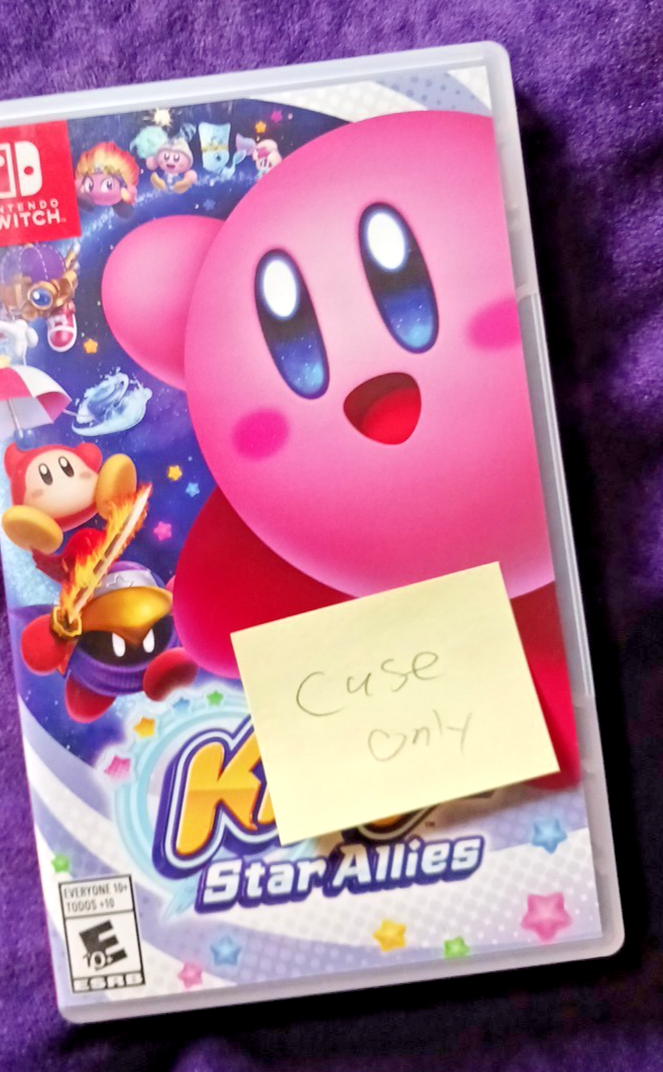 Kirby Star Allies Nintendo Switch Case only NO Game.-image