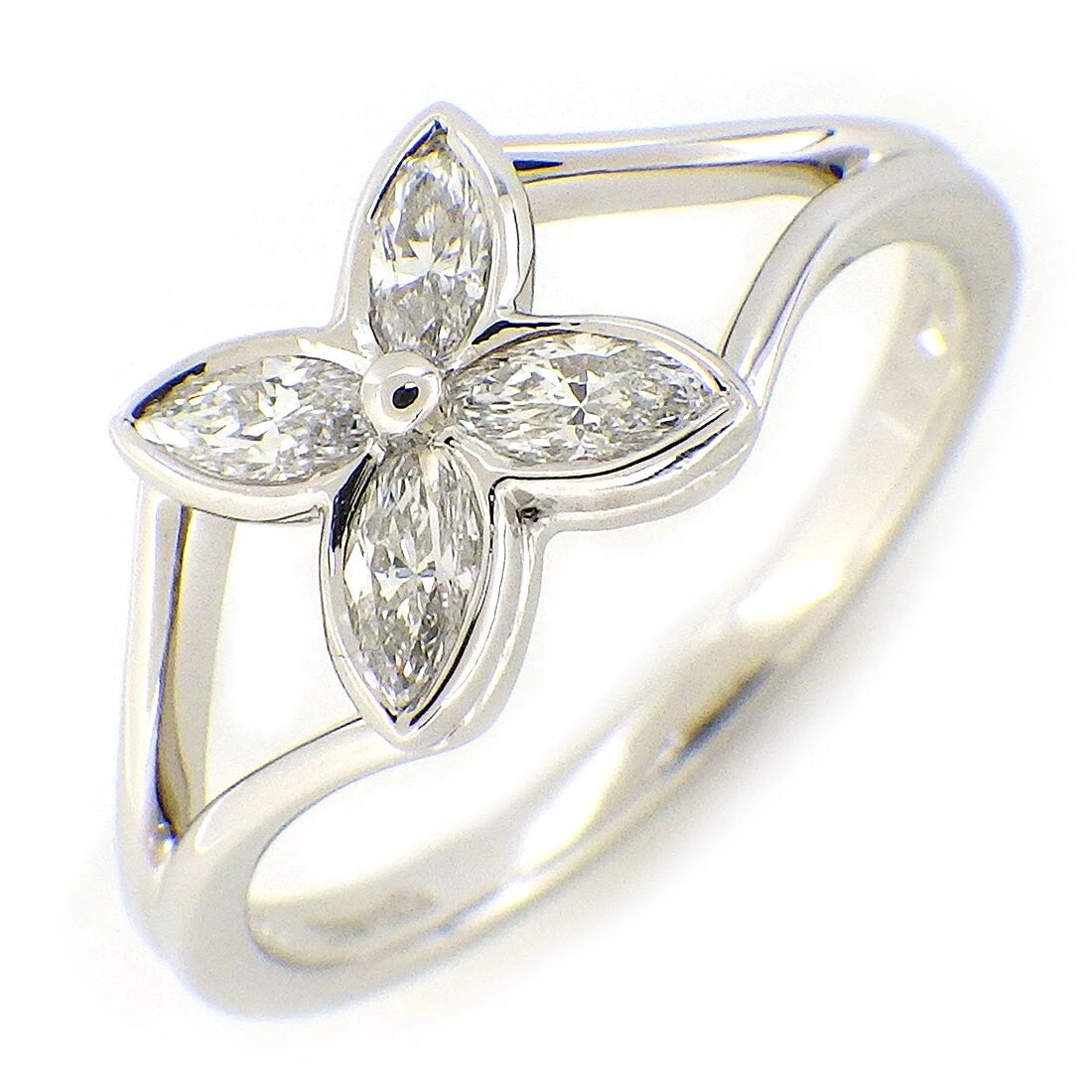 Point Al Rin Design Point Cut Diamond Ring