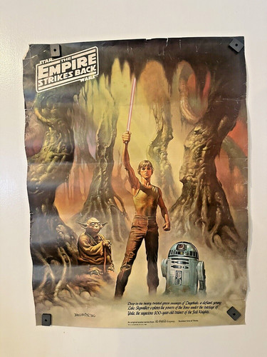 Boris Vallejo 1980 Star Wars THE EMPIRE STRIKES BACK - Coca Cola Poster Skywalk