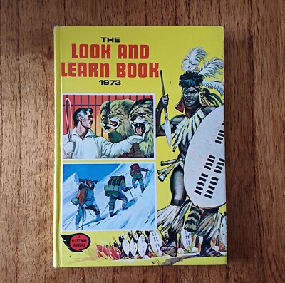 The Look And Learn Book 1973 Vintage comic book