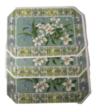 Essential Home Shenandoah Floral Vinyl Placemat Set of 3