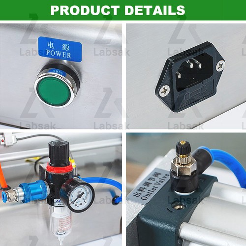 80L Hopper Liquid Filling Machine 1000-5000ml Horizontal Bottle Filler Stainless - Bild 9 von 10