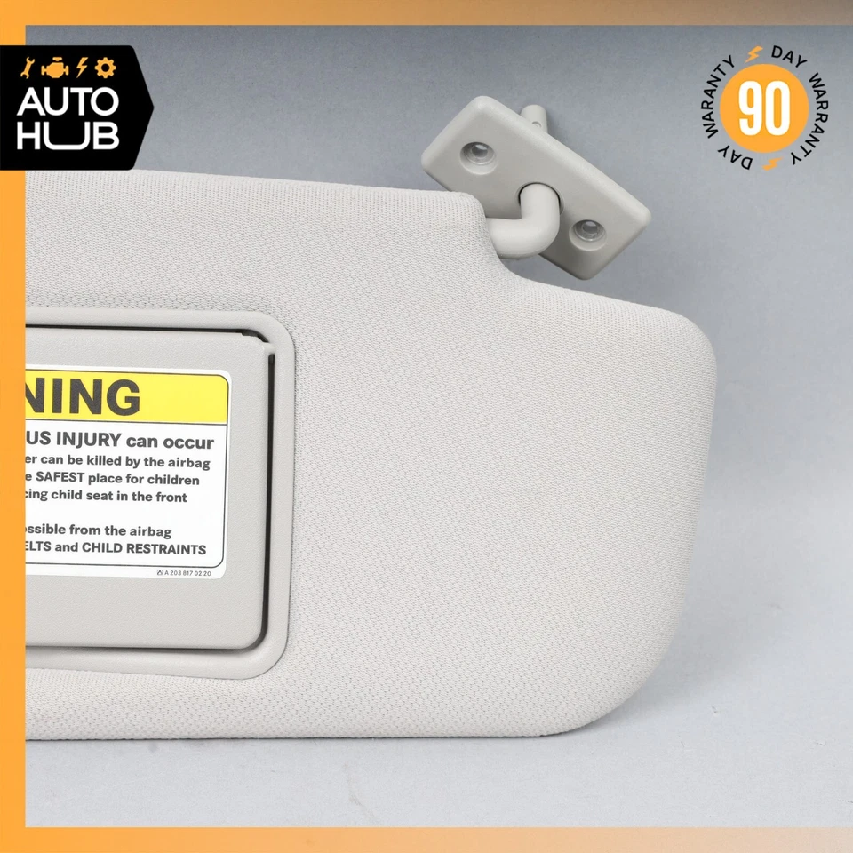 06-11 Parasol delantero derecho gris Mercedes W219 CLS500 CLS550 FABRICANTE DE EQUIPOS ORIGINALES Foto 2 de 4