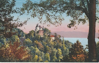 AK Lac d'Annecy. Château de Menthon. Saint-Bernard 1943