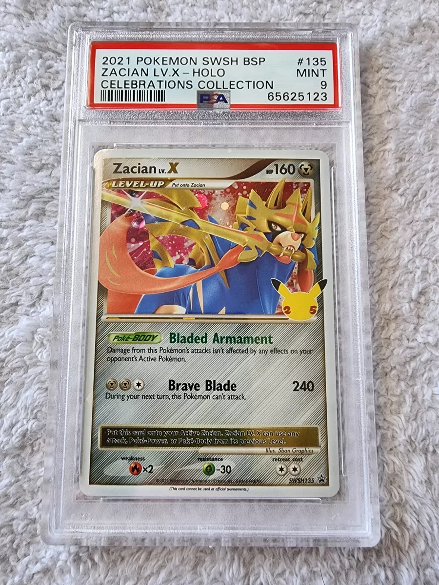 Zacian LV. X SWSH135 Pokemon TCG Live Code – Card Cavern Trading Cards, LLC