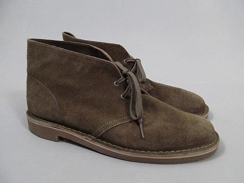 Clarks Bushacre 3 Chukka Boots Sand Suede Leather Mens 11 M Brown - 第 1/11 張圖片