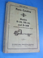 INTERNATIONAL MOTOR TRUCK MT-37-A D-30 DS-30 B PARTS CATALOG 1941 OEM FACTORY