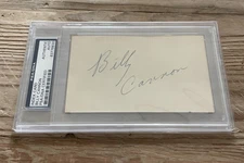 Billy Cannon LSU TIGERS Signed Index Card HEISMAN TROPHY 1959 PSA DNA Auto
