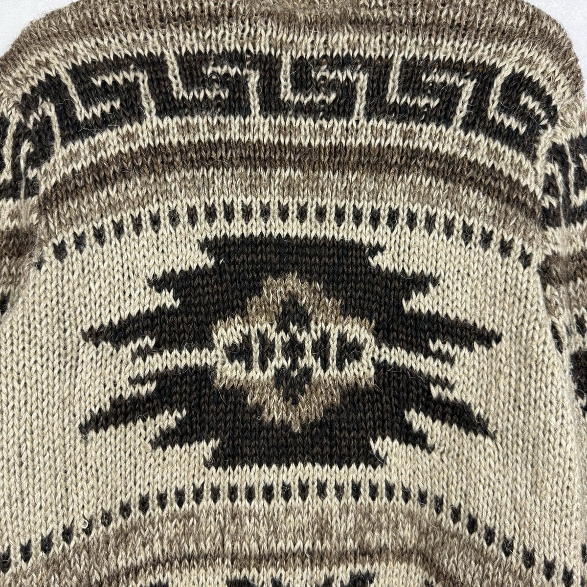 Polo Ralph Lauren Men's Hand Knit Cowichan Southwestern Knit Zip