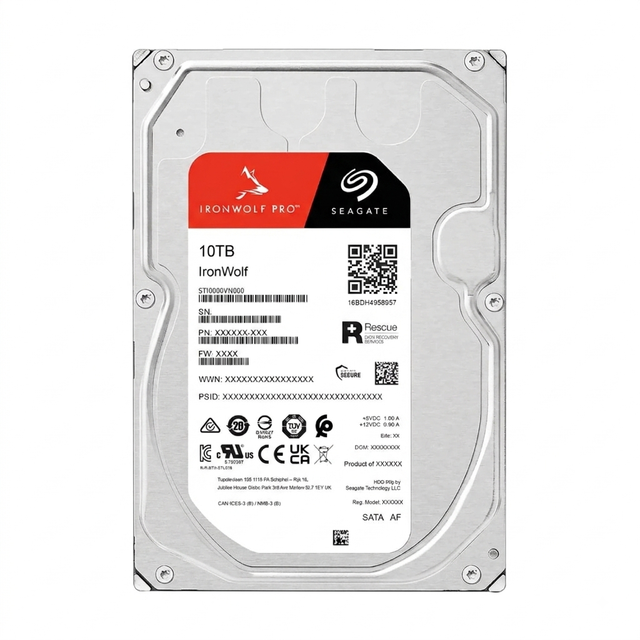 Seagate IronWolf 10TB Hard Disk Interno 3.5" NAS RAID SATA 7200 RPM ST10000VN000