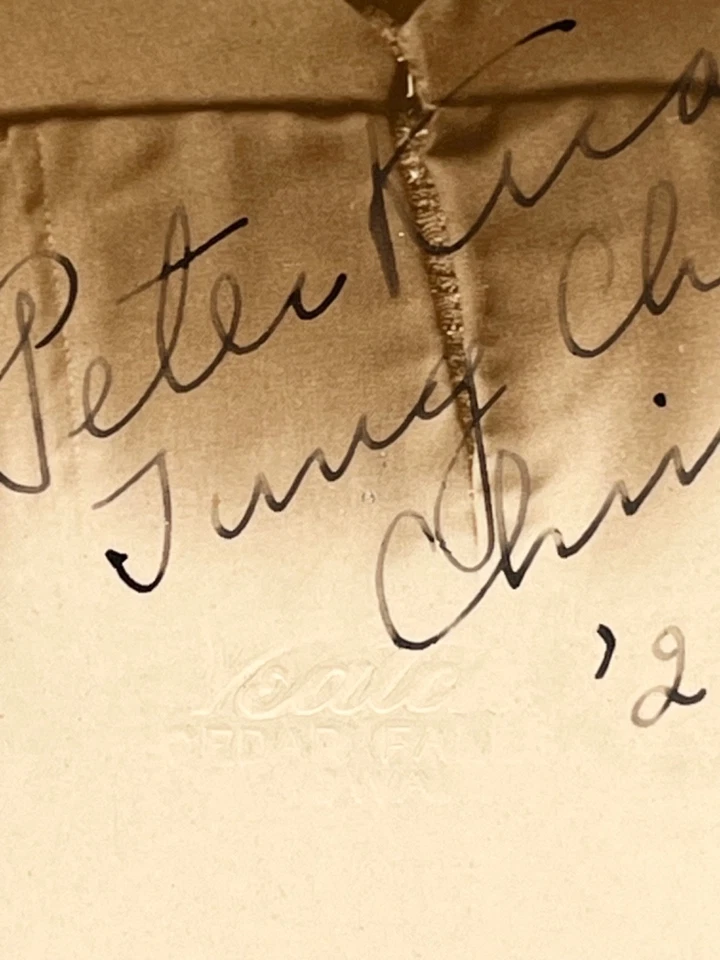 Chinese Man S. Peter Kuan Cedar Falls Iowa UNI Graduado Yale Foto De Colección 1924 Foto 4 de 4