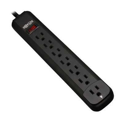 Tripp Lite PS725B 25Ft 7-Outlets Power Strip -Black NEW