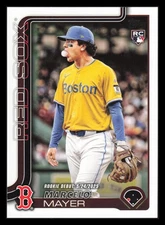 Marcelo Mayer RC Debut 2025 Topps Update US276 Boston Red Sox