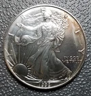 1999-P US SILVER AMERICAN EAGLE SAE 1 Oz 0.999 Silver MS Coin - Toned!!!