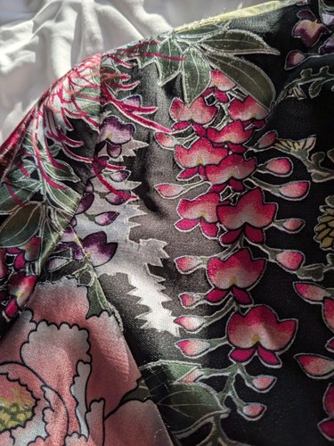 JS Collections Silk Jacket Women 10 Blazer Elegant Designer Floral Cocktail Glam - Picture 10 of 16