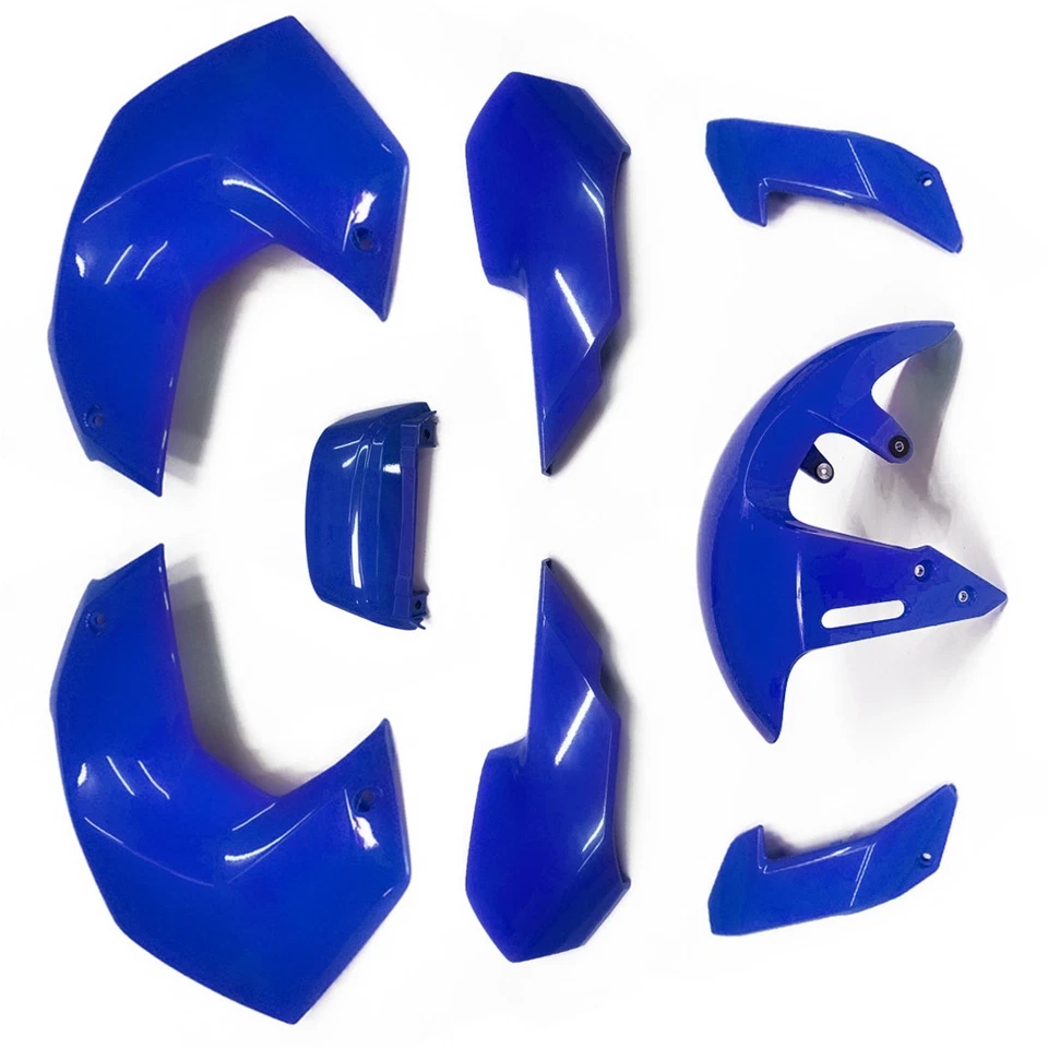 8PC BODY PANELS FRAME FAIRING BODYWORK KIT NAVY BLUE FIT HONDA MSX GROM 125 2025 - Imagem 2 de 4