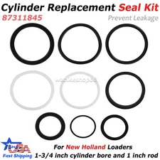 87311845 Replacement Seal Kit For New Holland loaders 1-3/4" Bore & 1" Rod 9pcs