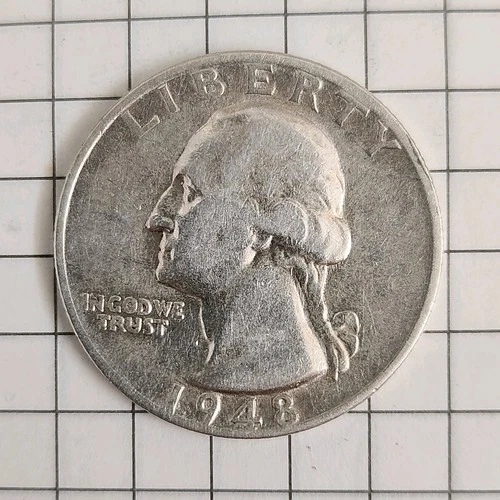 1948 S Washington Quarter VG Very Good Silver 25c Coin