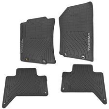 Oem Rubber All Weather Tacoma Logoed Black Floor Mats Set Of 4 For Toyota Tacoma Oem Rubber All Weather Tacoma Logoed Black Floor Mats Set Of 4 For Toyota Tacoma